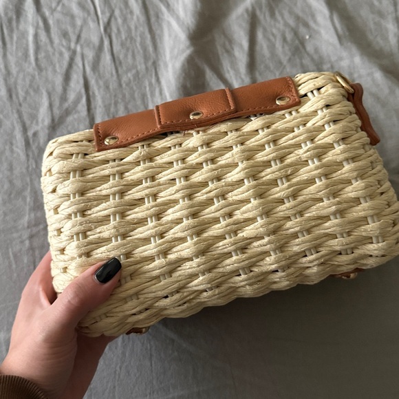 Raffia clutch bag - Picture 4 of 5